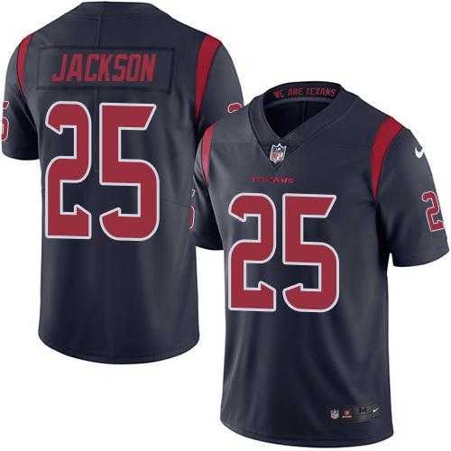 Nike Men & Women & Youth Texans 25 Kareem Jackson Navy Blue Color Rush Limited Jersey,We sell and wholesale Nike Men & Women & Youth Texans 25 Kareem Jackson Navy Blue Color Rush Limited Jersey on line form chian!